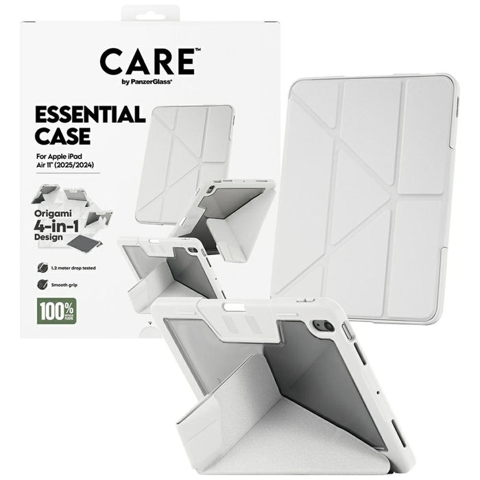 Care by PanzerGlass Y fold case for iPad Air 11" 2025 (7th generation) / iPad Air 11" 2024 (6th generation) - light gray