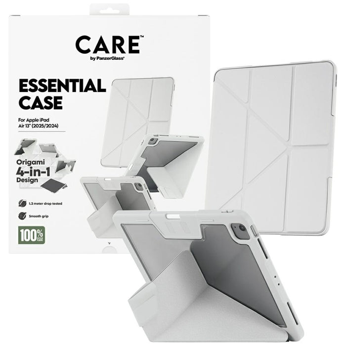 Care by PanzerGlass Y fold case for iPad Air 13" 2024 / 2025 - light gray