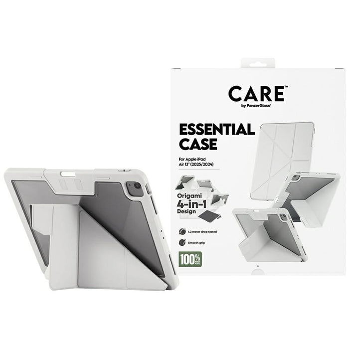 Care by PanzerGlass Y fold case for iPad Air 13" 2024 / 2025 - light gray