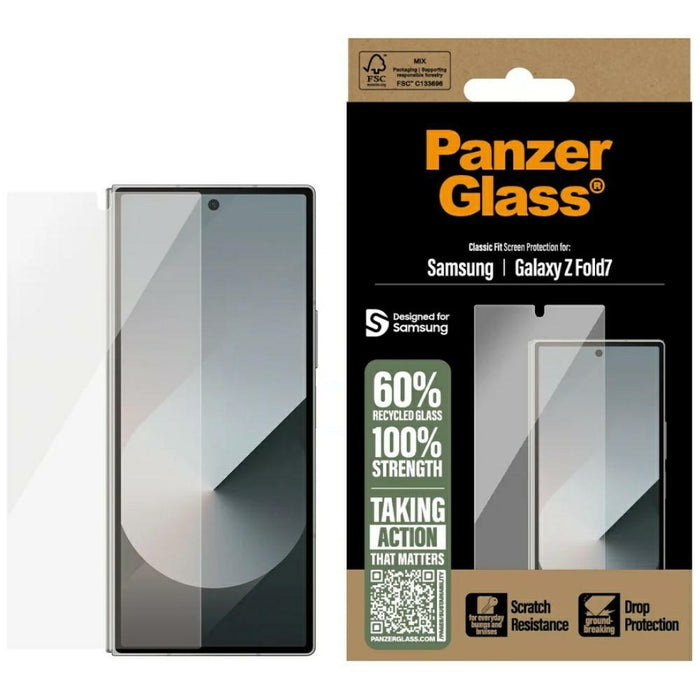 PanzerGlass Classic Fit Tempered Glass for Samsung Galaxy Z Fold 7