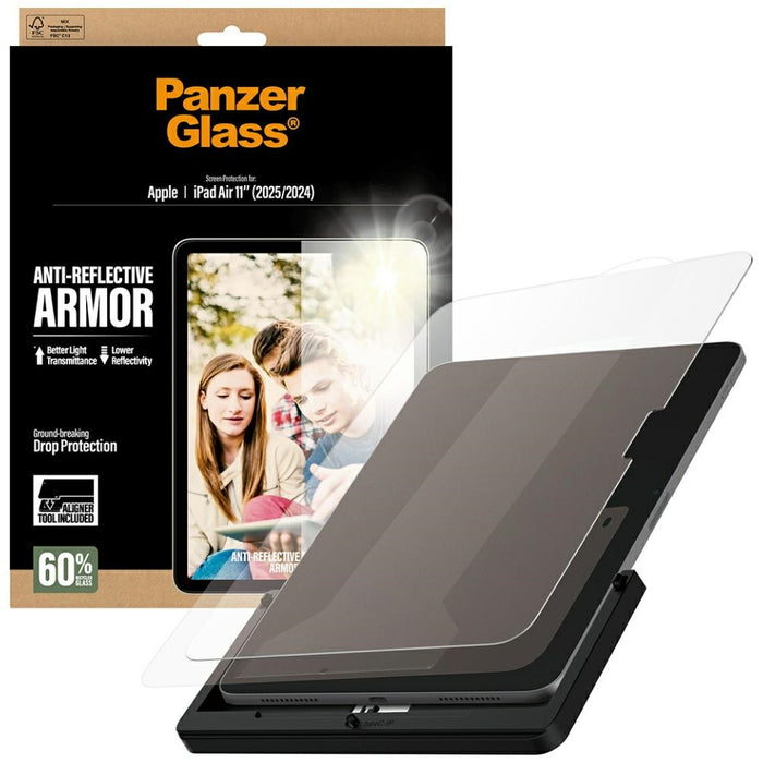PanzerGlass Ultra-Wide Fit Reflective Armor Tempered Glass for iPad Air 11" 2025 (7th Gen.) / iPad Air 11" 2024 (6th Gen.)