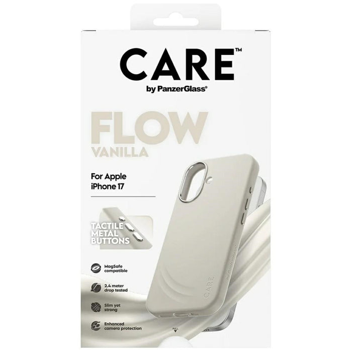 CARE by PanzerGlass FLOW MagSafe Case for iPhone 17 - Beige