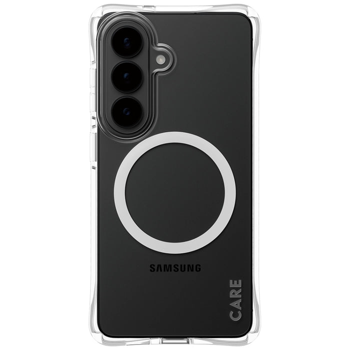 CARE by PanzerGlass Samba Transparent Qi Case for Samsung Galaxy S26 - Transparent