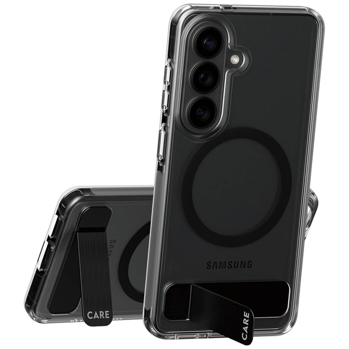 CARE by PanzerGlass Urban Explorer Transparent Case w. Black Qi for Samsung Galaxy S26 - transparent