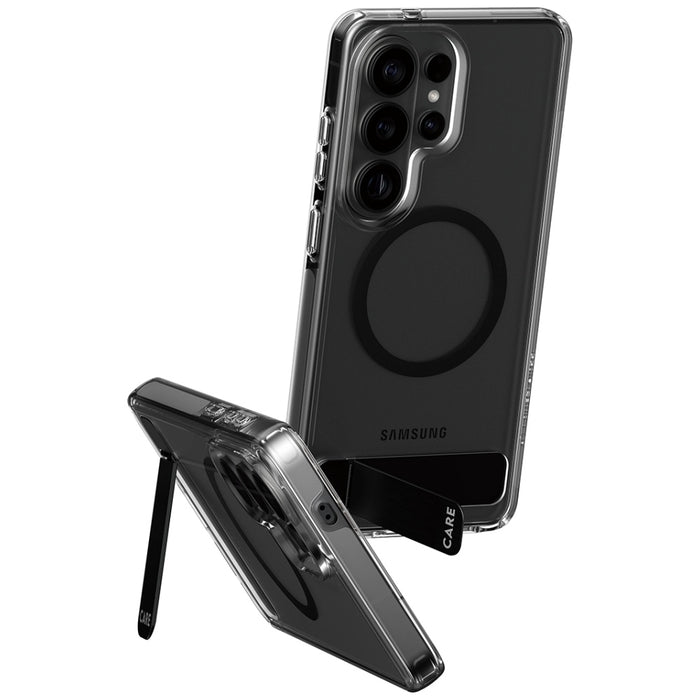 CARE by PanzerGlass Urban Explorer Transparent Case w. Black Qi for Samsung Galaxy S26 Ultra - transparent