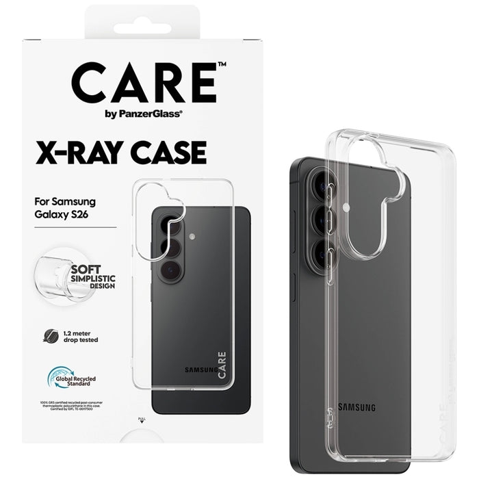 CARE by PanzerGlass X-Ray Case for Samsung Galaxy S26 - Transparent