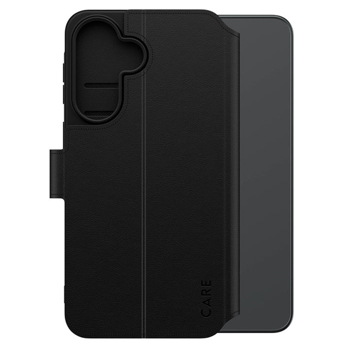 CARE by PanzerGlass Feature Wallet Kickstand Case for Samsung Galaxy A37 - Black