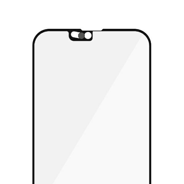 PanzerGlass E2E Microfracture Tempered Glass for iPhone 13 Mini CamSlider Case Friendly AntiBacterial - Black