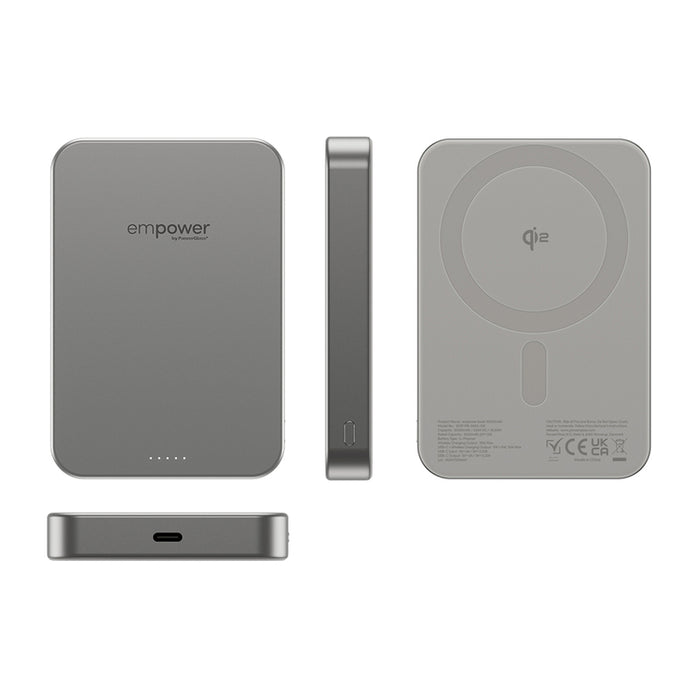 EMPOWER Wireless Charge 10 Ah Titanium EXTERNAL BATTERY