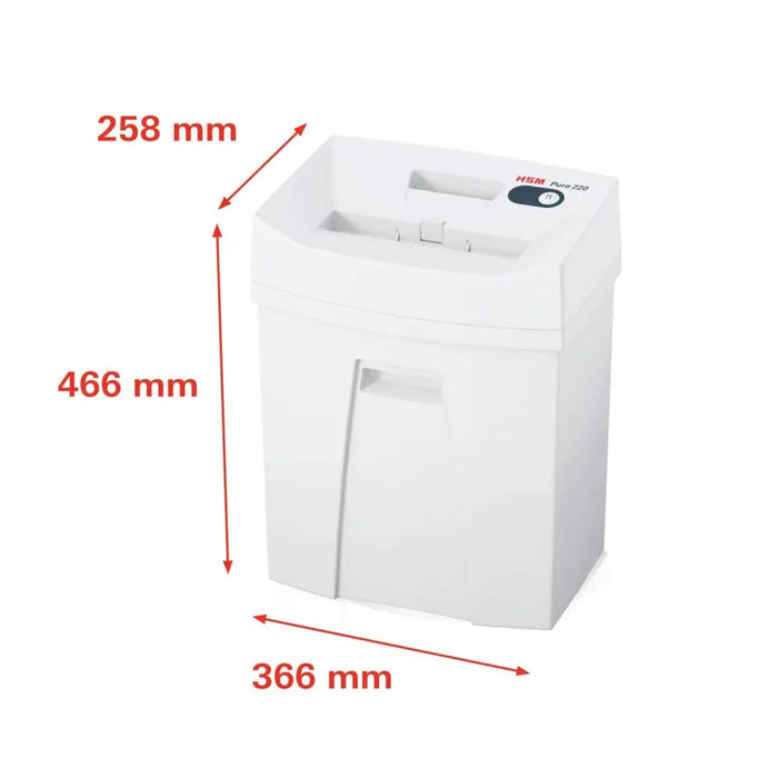 Paper Shredder Hsm Pure 220 20 L - ShreddersBIU-NIS<<<Office equipmentBIU<<<ActionPL&&&Електроника Периферни и резервни