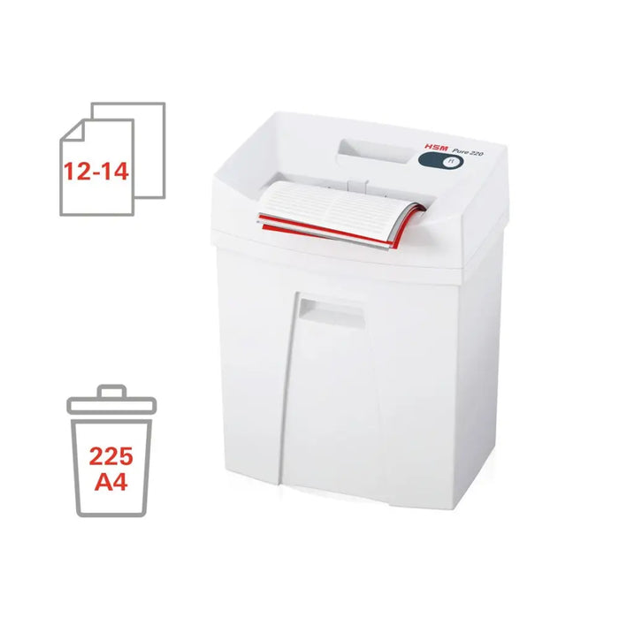 Paper Shredder Hsm Pure 220 20 L - ShreddersBIU-NIS<<<Office equipmentBIU<<<ActionPL&&&Електроника Периферни и резервни