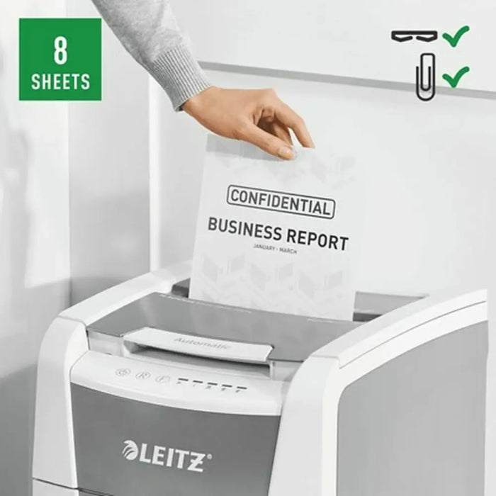 Paper Shredder Leitz IQ 100 Autofeed P4 - Електроника Периферни и резервни части<<<Компютри|