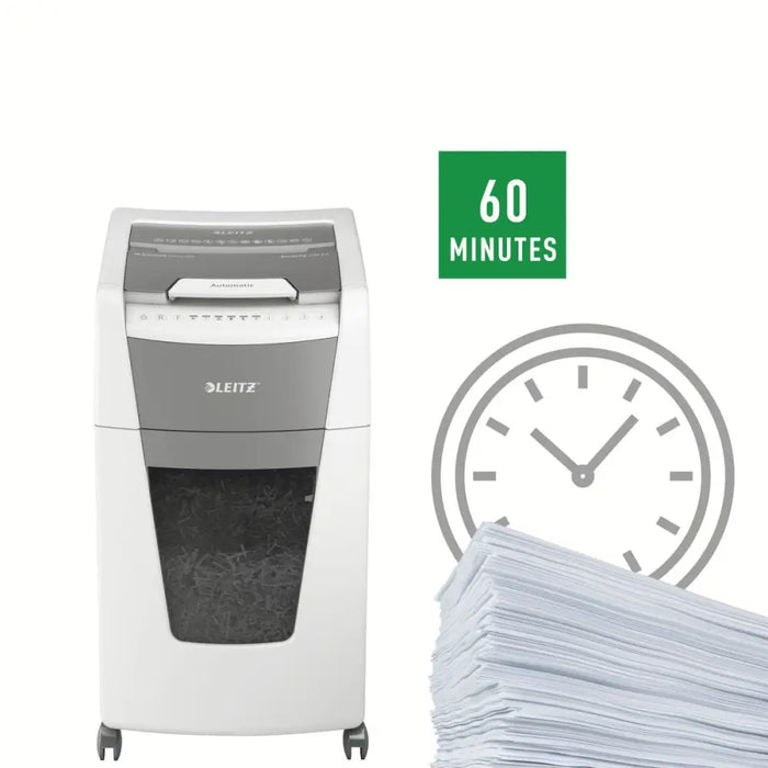 Paper Shredder Leitz IQ 300 Autofeed P4 60 L - Електроника Периферни и резервни части<<<Компютри|