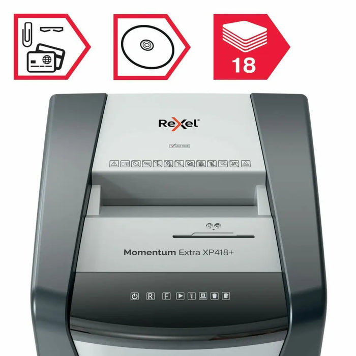 Paper Shredder Rexel Momentum Extra XP418+ 45 L - Електроника Периферни и резервни части<<<Компютри|