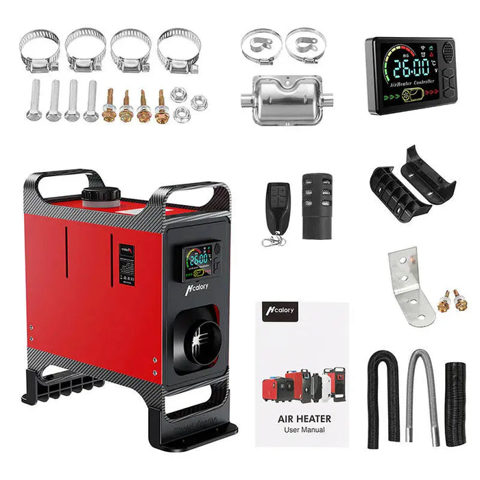 Parking heater HCALORY HC-A02 8 kW Diesel Bluetooth (red) - Parking heating<<<Car accessories<<<InnproXML