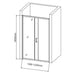 PARTITION GLASS SCREEN 120X185 FORMA VITA SW-001C - Преградни стени и паравани<<<Душкабини и сауни<<<Баня<<<Praktiker