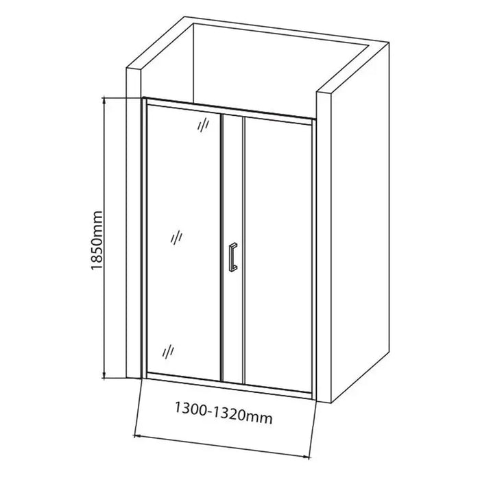 PARTITION SCREEN 130X185 FORMA VITA SW-001D - Преградни стени и паравани<<<Душкабини и сауни<<<Баня<<<Praktiker