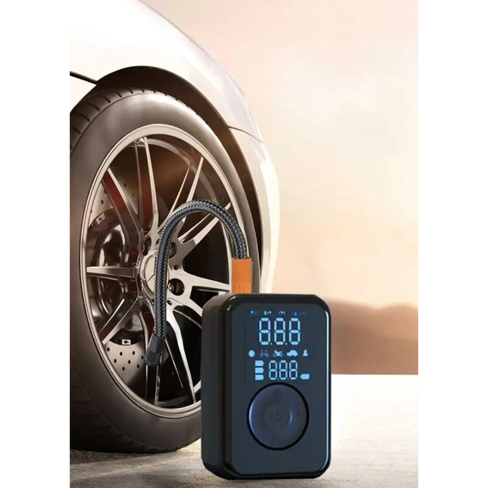PATONA Electric tire inflator 10.3 bar / 150 PSI Powerbank and LED light Black - CompressorsNAK-KOM<<<Cordless