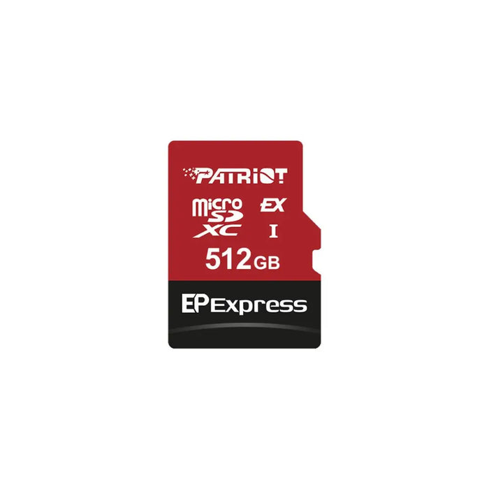 Patriot Memory EP Express memory card 512GB MicroSDXC 800/600 MB/s (PEF512GEPEXMCX) - SecureDigital flash