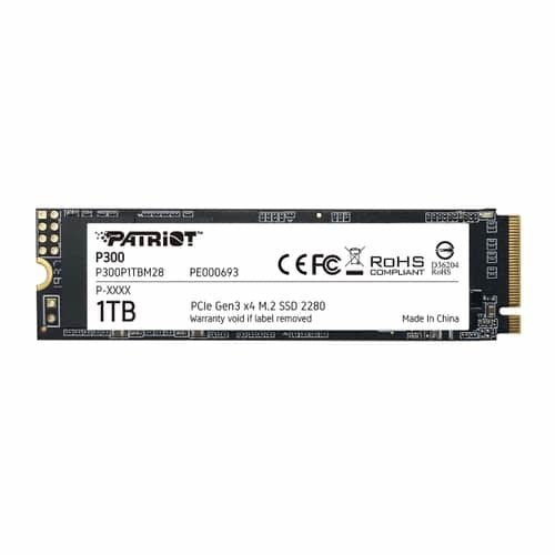 SSD Patriot P300 Gen3, 1TB, NVMe, M.2