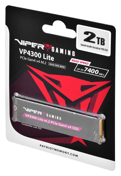 Patriot Memory VP4300 Lite 2 TB M.2 PCI Express 4.0 NVMe (VP4300L2TBM28H)