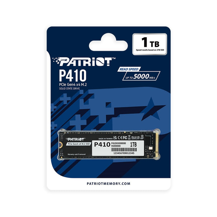 SSD Patriot Viper P410 M.2 PCI-Ex4 NVMe 1.4 1TB 5GB/s (P410P1TBM28H)