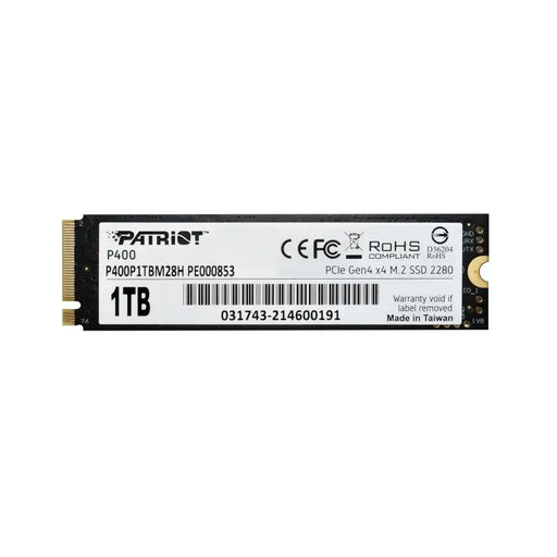 Patriot P400 1TB M.2 2280 PCIE Gen4 x4 - Вътрешни SSD M.2 PCIe<<<PATRIOT памети и SSD<<<PATRIOT<<<PolyComp