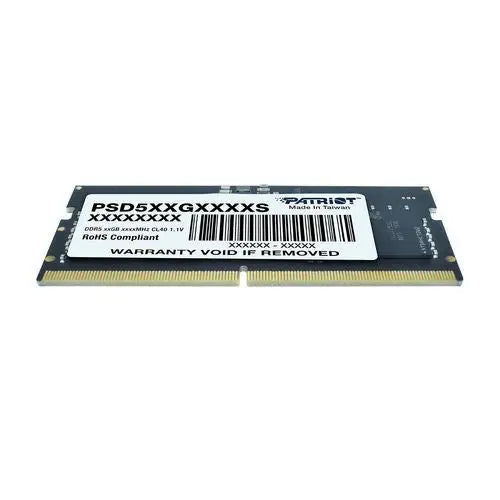 Patriot Signature SODIMM 8GB DDR5 4800Mhz - Памети за преносими компютри<<<PATRIOT памети и SSD<<<PATRIOT<<<PolyComp