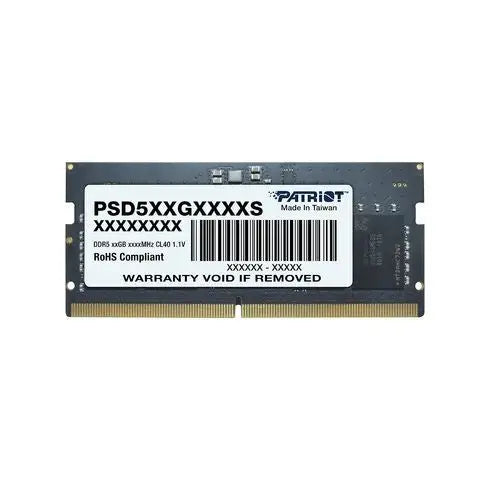 Patriot Signature SODIMM 8GB DDR5 4800Mhz - Памети за преносими компютри<<<PATRIOT памети и SSD<<<PATRIOT<<<PolyComp