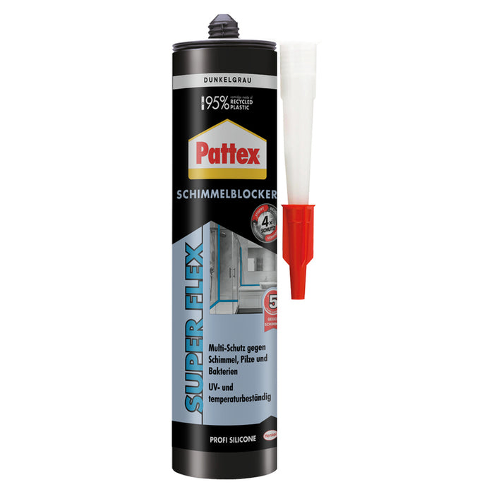 SANITARY SILICONE PATTEX SCHIMMELBLOCKER DARK GRAY 310 M