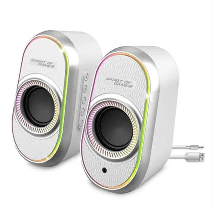 PC Speakers Spirit of Gamer SP-5500WT White 3 W 6 W - Електроника Периферни и резервни части<<<Компютри|