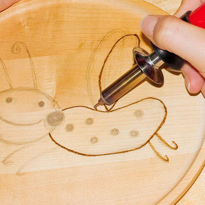 PYROGRAPH WITH STAND AND 9 ATTACHMENTS PEBARO 0260