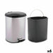 Pedal bin Berilo Silver Plastic 6 L (6 Units) - Почистване Прахосмукачки И Гладене<<<Дом Градина<<<BigBuy&&&Други