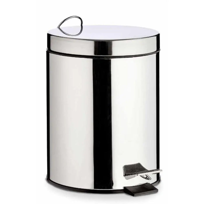 Pedal bin Berilo Silver Stainless steel Plastic 3 L (6 Units) - Почистване Прахосмукачки И Гладене<<<Дом