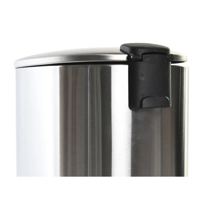 Pedal bin DKD Home Decor Silver Stainless steel polypropylene Basic 5 L - Почистване Прахосмукачки И Гладене<<<Дом