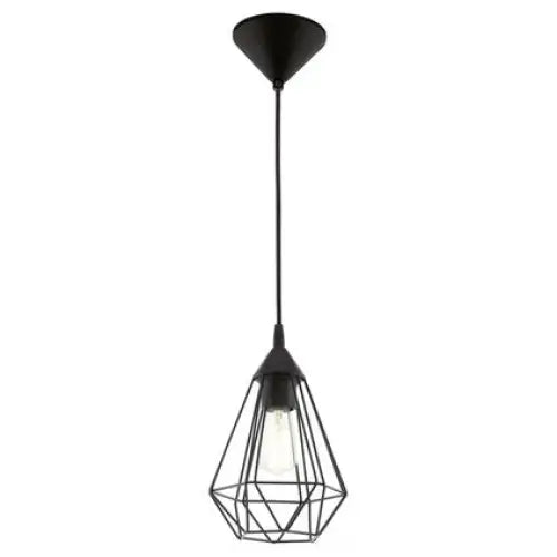 PENDANT 1ХЭ27 Ф17.5CM BLACK GRID EGLO TARBES - Пендели<<<Вътрешно