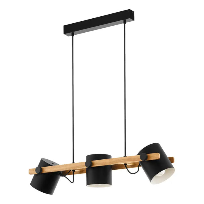 PENDANT 3XE27 BLACK EGLO HORNWOOD - Пендели<<<Вътрешно осветление<<<Осветление<<<Praktiker&&&Пендели<<<Вътрешно