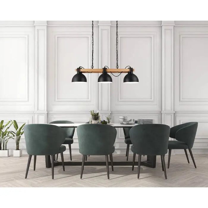 PENDANT 3XE27 BLACK EGLO LUBENHAM - Пендели<<<Вътрешно осветление<<<Осветление<<<Praktiker&&&Пендели<<<Вътрешно