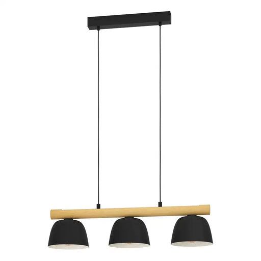 PENDANT 3XE27 BLACK EGLO SHERBURN - Пендели<<<Вътрешно осветление<<<Осветление<<<Praktiker&&&Пендели<<<Вътрешно
