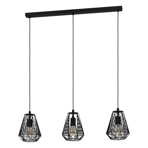 PENDANT 3XE27 BLACK EGLO STYPE - Пендели<<<Вътрешно осветление<<<Осветление<<<Praktiker&&&Пендели<<<Вътрешно