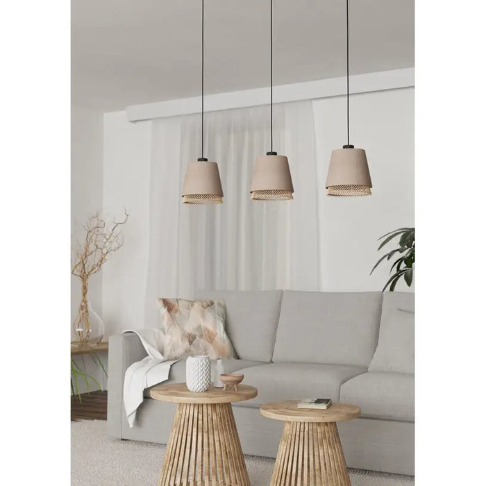 PENDANT 3XE27 BLACK EGLO TABLEY - Пендели<<<Вътрешно осветление<<<Осветление<<<Praktiker&&&Пендели<<<Вътрешно