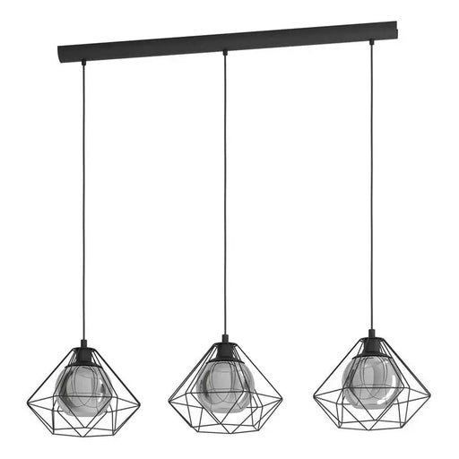 PENDANT 3XE27 BLACK EGLO VERNHAM - Пендели<<<Вътрешно осветление<<<Осветление<<<Praktiker&&&Пендели<<<Вътрешно