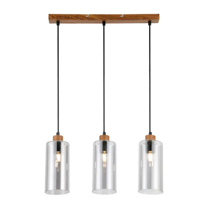 PENDANT 3XE27 SMOKED GLASS VIVALUX AMIRA - Пендели<<<Вътрешно осветление<<<Осветление<<<Praktiker&&&Пендели<<<Вътрешно