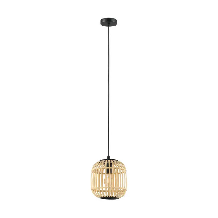 PENDANT E27 BLACK EGLO BORDESEY - Пендели<<<Вътрешно осветление<<<Осветление<<<Praktiker&&&Пендели<<<Вътрешно