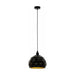 PENDANT E27 BLACK/GOLD F40CM EGLO ROCCAFORTE - Пендели<<<Вътрешно