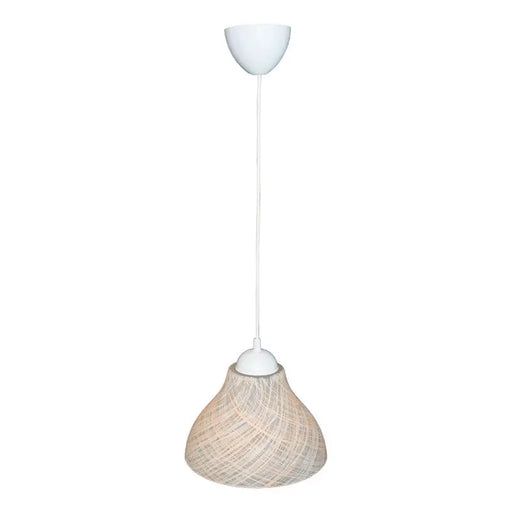 PENDANT E27 F220 CREAM PURALUX - Пендели<<<Вътрешно осветление<<<Осветление<<<Praktiker&&&Пендели<<<Вътрешно