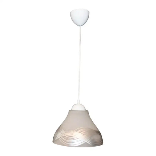 PENDANT E27 F230 WHITE/GRAY PURALUX - Пендели<<<Вътрешно осветление<<<Осветление<<<Praktiker&&&Пендели<<<Вътрешно