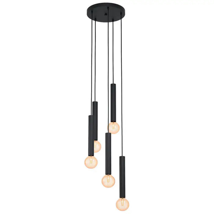 PENDANT E27 FIVE BLACK EGLO CORTENOVA - Пендели<<<Вътрешно осветление<<<Осветление<<<Praktiker&&&Пендели<<<Вътрешно