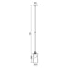 PENDANT E27 SMOKED GLASS VIVALUX AMIRA - Пендели<<<Вътрешно осветление<<<Осветление<<<Praktiker&&&Пендели<<<Вътрешно