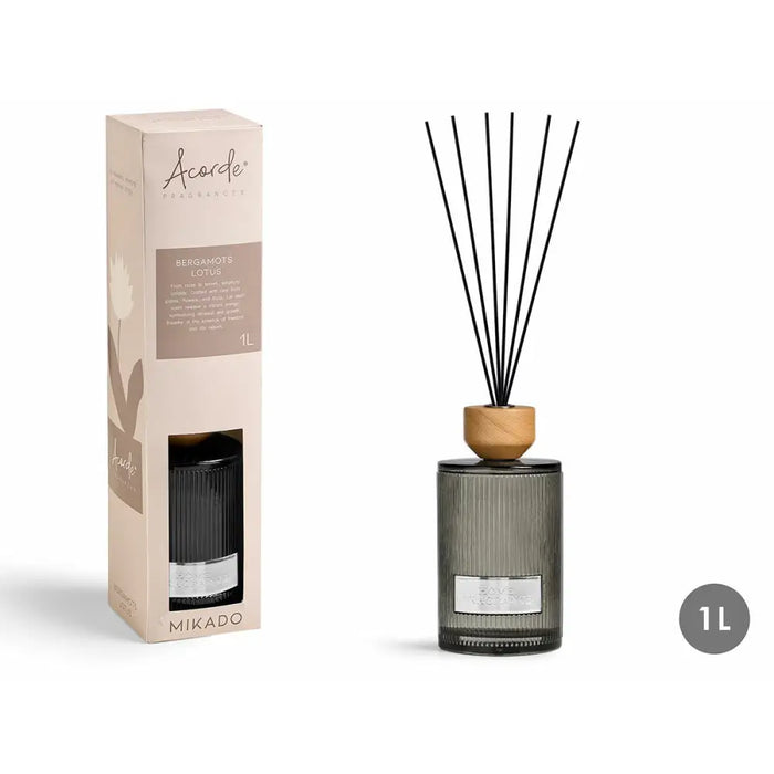 Perfume Sticks Acorde BERGAMOTS LOTUS 1 L (4 Units) - Почистване Прахосмукачки И Гладене<<<Дом